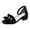 Black, variant on Heeled Sandals for Girls Little Kids Girls Dress Pumps Glitter Sequins Princess Low Heels Mary Jane Party Dance Shoes Rhinestone Sandals,9-9.5 Years