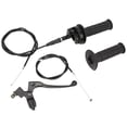 thumbnail image 4 of Kit de cable de mango de freno de acelerador de 7/8 pulgadas, reemplazo de textura negra mate para moto de cross de 4 tiempos de 50cc, 90cc, 110cc, 125c Jadeshay A, 4 of 8
