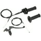 thumbnail image 4 of Kit de cable de mango de freno de acelerador de 7/8 pulgadas, reemplazo de textura negra mate para moto de cross de 4 tiempos de 50cc, 90cc, 110cc, 125c Jadeshay A, 4 of 8