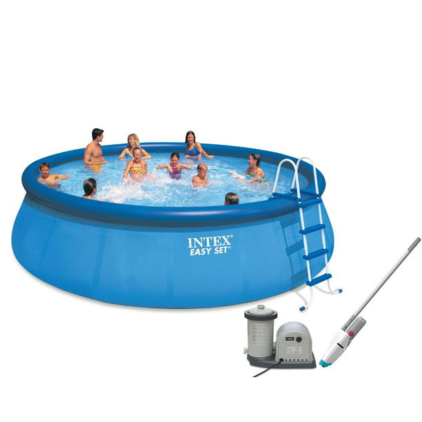 Intex 18 X 48 Easy Set Pool With Pump, 18 X 48 Above Ground Pool