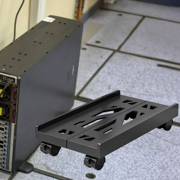 Soporte CPU Con Ruedas - NGS PCTRANSFER, Negro/Gris