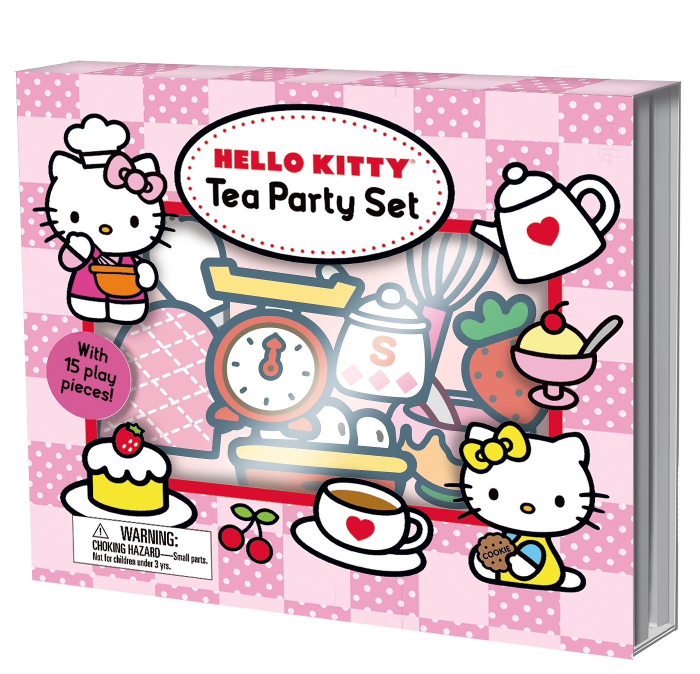 Hello Kitty Tea Party Set with 15 Play Pieces