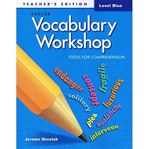 Pre-Owned 2021 Sadlier Vocabulary Workshop Teacher's Edition - BLUE, 9781421716558, 1421716550, Paperback,