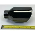 thumbnail image 4 of Exhaust Tip 2.50 Inlet 4.50 X 7.75 WRAM-45075-250-BC-SS Black Chrome 304 Stainless Slant Wesdon Exhaust Tip, 4 of 9
