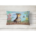 thumbnail image 2 of Miniature Pinscher #2 Spring Canvas Fabric Decorative Pillow, 2 of 3