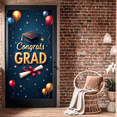 thumbnail image 6 of LUUFILx Congrats Grad Banner Sunflower Decor Backdrop Graduation Party Decoration Background Props Indoor Outdoor Celebration Removable Easy Setup, 6 of 8