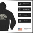thumbnail image 6 of Proud Veteran Sweatshirt Veteran's Day Military Honor US Flag Army Air Force RED Friday American Patriot Hoodie, 6 of 7
