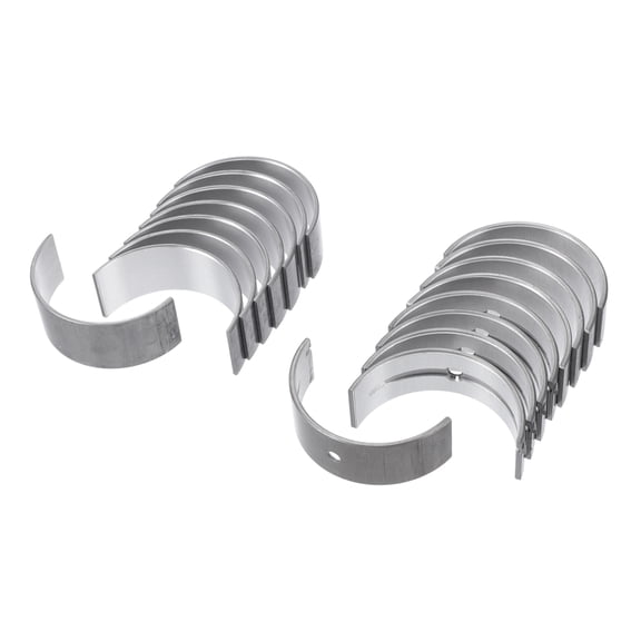 Unique Bargains Main Bearing and Connecting Rod Bearing Kit No.11217585452/11247586035 for Mini Cooper R56 2007-2013 Engine Crankshaft Rod Bearing Metal Silver Tone 18Pcs