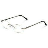 M+ Readers 180° Flex Temples Jean Dgun +1.50 Reading Glasses with Case ...