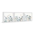 thumbnail image 2 of Marmont Hill Field of Blue Flowers Triptych, 24" x 72", 2 of 4