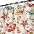 thumbnail image 3 of Pioneer Flower Floral Print Pattern Shower Curtain 72"x72" ,Bathroom Decorative Shower Curtains Set with 12 Hooks,Modern Waterproof Washable Shower Curtain, 3 of 6