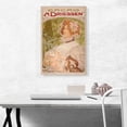 thumbnail image 2 of ARTCANVAS Cocoa 1900 Canvas Art Print by Henri Privat Livemont - Size: 26" x 18" (0.75" Deep), 2 of 9