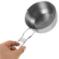 thumbnail image 3 of Mini Deep Frying Pan Pans Milk Warmer Pot Cheese Melting Pot Small Saucepan Small Stainless Steel Pot Milk Pan, 3 of 6
