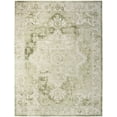 thumbnail image 2 of Nourison Astra Machine Washable Center medallion Ivory Green 6'7" x 9' Area Rug (7x9), 2 of 9