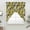 Black, variant on Farmhouse Daisy Swag Curtains for Kitchen/Bedroom/Living Room, Spring Watercolor Yellow White Floral Green Scalloped Curtains 63 Inch Long, Window Swag Topper Curtains Valances 2 Panels Set 36"x63"