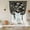 Black Pink, variant on Beige Spring Floral Balloon Curtains 63 Inch Length for Living Room/Bedroom, Elegant Pastoral Flowers Birds Watercolor Rod Pocket Privacy Door Curtains Decorative Tie Up Shade for Window 52"x63"