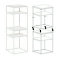 thumbnail image 7 of Furinno Moretti Modern Lifestyle Stackable Shelf, 2-Tier, Solid White/White, Set of 2, 7 of 7