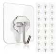 thumbnail image 1 of Ganchos adhesivos de pared pride noble transparentes, resistentes, paquete de 16, 1 of 5