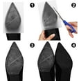 thumbnail image 3 of Sole Protector Stickers for High Heel Shoes Self Adhesive Sole Cover Clear Sole Guard Anti Slip Bottoms for Women(Transparent, 60 x 4 Inch), 3 of 4