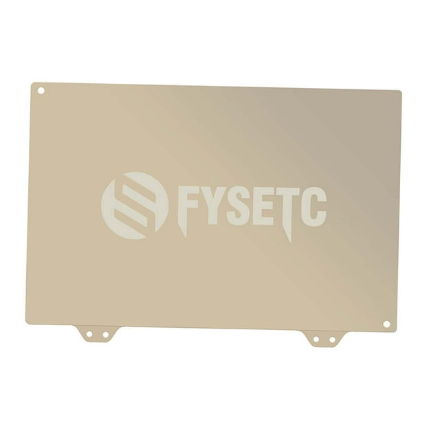funtasica 230x150mm Double Sided Pei Steel Sheet Build Plate Smooth Textured Powder Coated Without