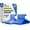 Blue, variant on Plastic Kids Clothes Hanger – Children Clothes Hanger with Shoulder Notch, 11.6 Inch Space-Saving Closet Organizer for Baby, Toddler, and Kids Clothing, Hold Up to 5 lbs, Pack of 10, White