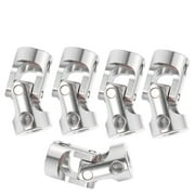 5 Pcs in Package Universal Joint Shaft Coupler Coupling Steering Connector for RC Car Crawler Boat
