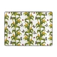 thumbnail image 7 of Area Rugs For Living Room Decor - Corn And Butterflies Soft Anti Slip Throw Washable Rugs 5x7 For Bedroom, Indoor Carpet For Bedroom Living Room 80x58In, 7 of 7