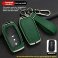 thumbnail image 2 of for Toyota Key Fob Cover, Leather+Zinc Alloy Key Fob Case for 2025 Camry, 2021-2025 Venza, Grand Highlander Hilux, Fortuner, 2022-2025 Tundra Tacoma Remote Key, 2 of 9