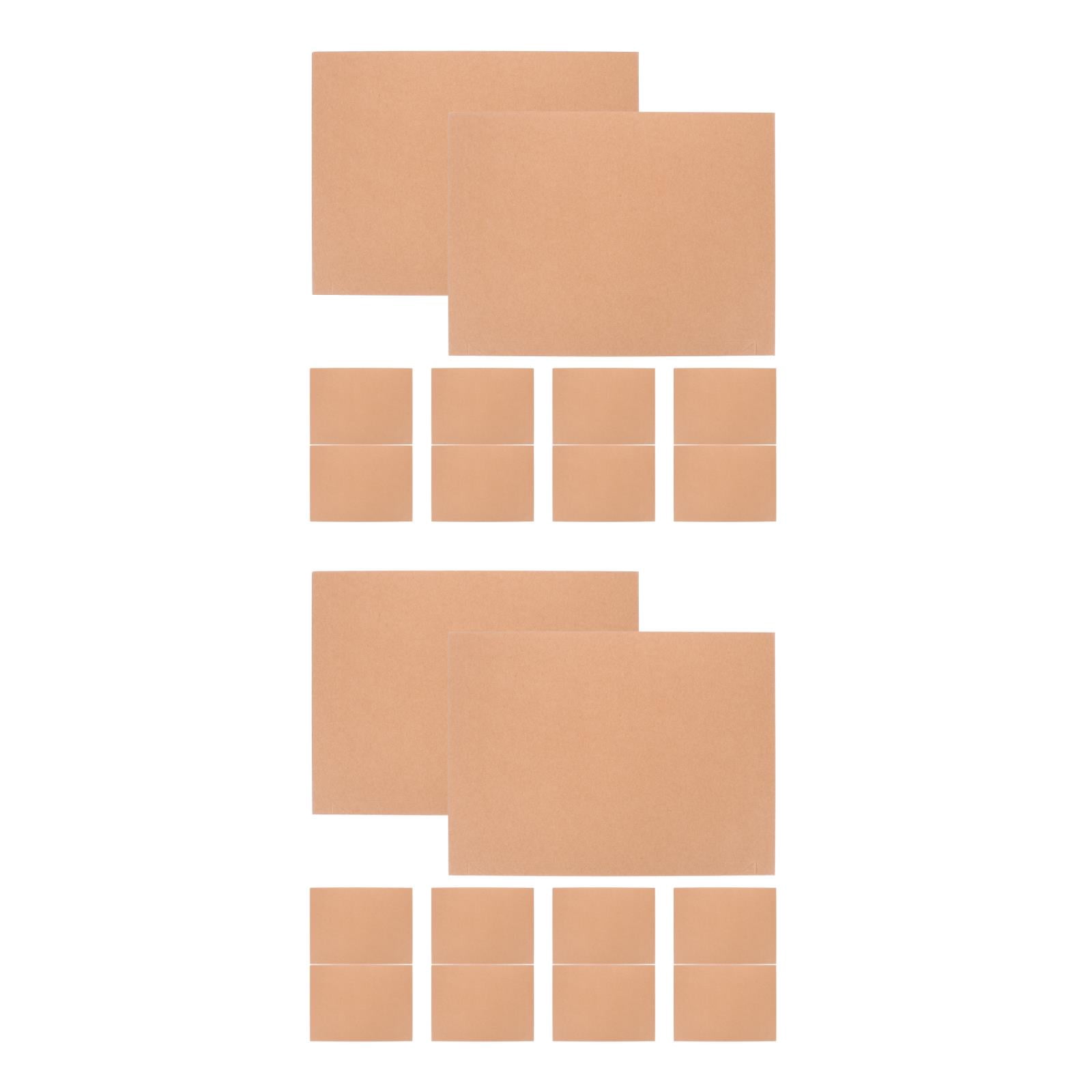 FOMIYES Self-Sealing Envelope Khaki for Office and Greeting Cards 60Pcs