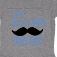 thumbnail image 3 of Inktastic I'm the Little Mister with Mustache Boys Baby Bodysuit, 3 of 4