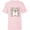 Soft Pink, variant on Star Wars R2D2 Merry Christmas - Short Sleeve T-Shirt for Kids - Customized-Athletic Heather