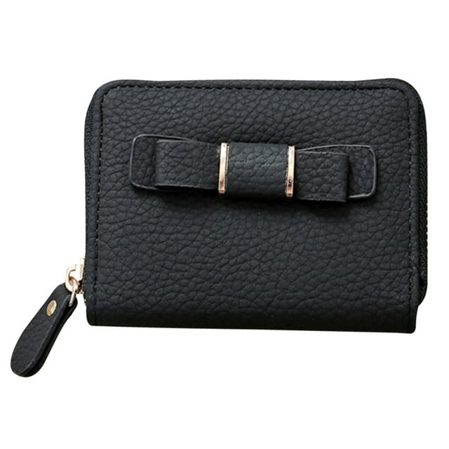 Coofit Mini Portefeuille Mode Mignon Nœud Papillon Porte-Monnaie Porte-Cartes pour Femmes