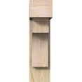 thumbnail image 2 of Ekena Millwork 8"W x 22"D x 30"H Westlake Block Rough Sawn Bracket w/ Offset Brace, Douglas Fir, 2 of 25