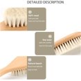 thumbnail image 3 of Cepillo suave para bebé, cepillo de cerdas suaves, peine ideal para recién nacidos, kit de peluquería, cepillo para el cuidado del cuero cabelludo Sensib para el cuidado del cabello de niños pequeños, 3 of 6