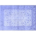 thumbnail image 1 of Ahgly Company Machine Washable Indoor Rectangle Oriental Blue Traditional Area Rugs, 6' x 9', 1 of 4