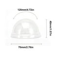 thumbnail image 2 of Yucurem 50 Pcs Plastic Lids Disposable Dome Lids Muffin Cupcake Cup Lids Baking Supplies Baking Supplies (A), 2 of 10