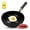 Smooth Pot, variant on Suntup Iron Pan, Uncoated Iron Pan, Suntup Frying Pans, 9.45 Inch Hand-Forged Non-Stick iron pans without Coating Durable and Rust-Free, Japanese Non-Stick Pans for Cooking (Hammer-Glass Cover)