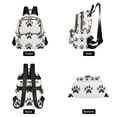 thumbnail image 4 of FORMRS Mini Backpack Purse for Women Quilted Travel Daypack Casual Shoulder Bag, Cartoon Cat Paw, 4 of 7