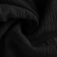 thumbnail image 2 of Women Linen High Waisted Wide Leg Summer Beach Lounge Shorts Comfy Cute Elastic Shorts Black L, 2 of 4