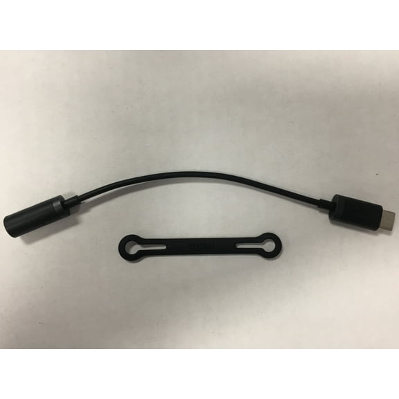 Motorola USB-C to 3.5mm Audio Headphone Jack Adapter Cable for Moto Z - Black - SKN6474A