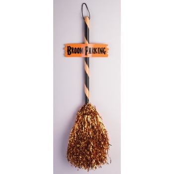 TINSEL WITCH BROOM-2ASST.STYLE 12 PACK