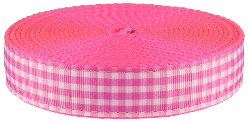 Country Brook Design® 1 Inch Hot Pink Heavy Nylon Webbing 50 Yards
