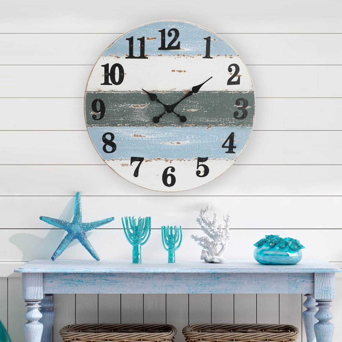 24'' Wood Wall Clock