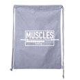 thumbnail image 2 of Cotton Motivational Gym Quote Bag, Gym Backpack with Inspirational Gym Quotes, 2 of 2