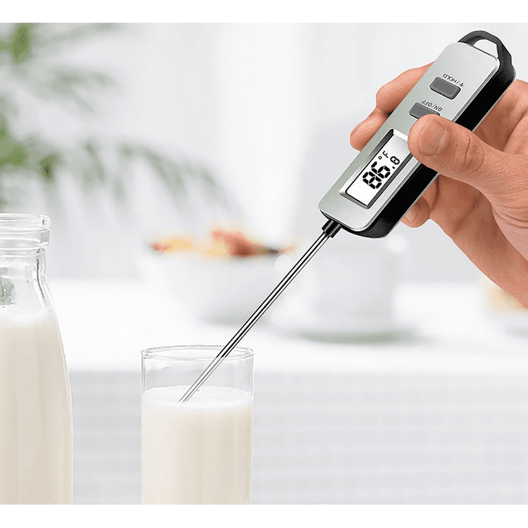 Food Thermometer, Instant Read Meat Thermometer, Termometro Digital Cocina,  Baking Thermometer, Digital Cooking Food Thermometer With Super Long Probe  For Grill Candy Kitchen Bbq Smoker Oven Oil Milk Yogurt, Kitchen  Accessaries, Dorm