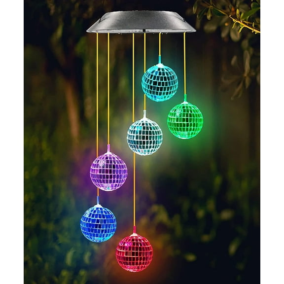 CCNZZITSHT Gifts For Women, Solar Gazing Ball Color Changing Mosaic Balls
