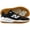 Black/White, variant on Mens 3000V7 Baseball Turfs Black/White 8.5