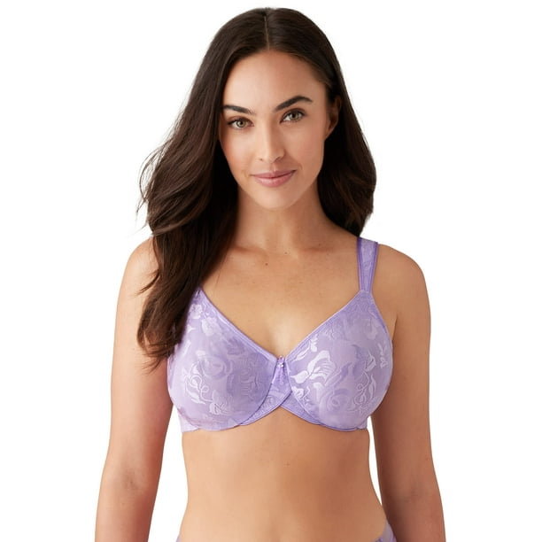 Wacoal Women's Plus Size Awareness Full Figure Underwire Bra-Discontinued,  Purple Rose, 40C
