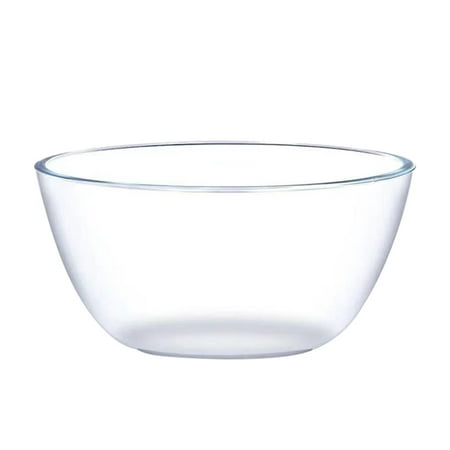 

1pc Glass Bowl Egg Beating Glass Bowl Salad Fruit Container Kitchen Accessory