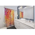 thumbnail image 2 of original Painting Colorful Premium 71"x74" Waterproof Shower Curtain for Stylish Bath Decor, 2 of 2